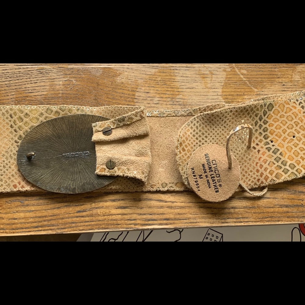 Leather belt